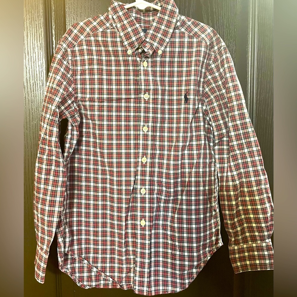 🤩🐎 Ralph Lauren Boys button down shirt size s(8) classic preppy